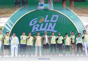 Lepas Gold Run Pegadaian Sulselbar, Kadispora Makassar Ajak Warga Berolahraga Sambil Peduli Kota